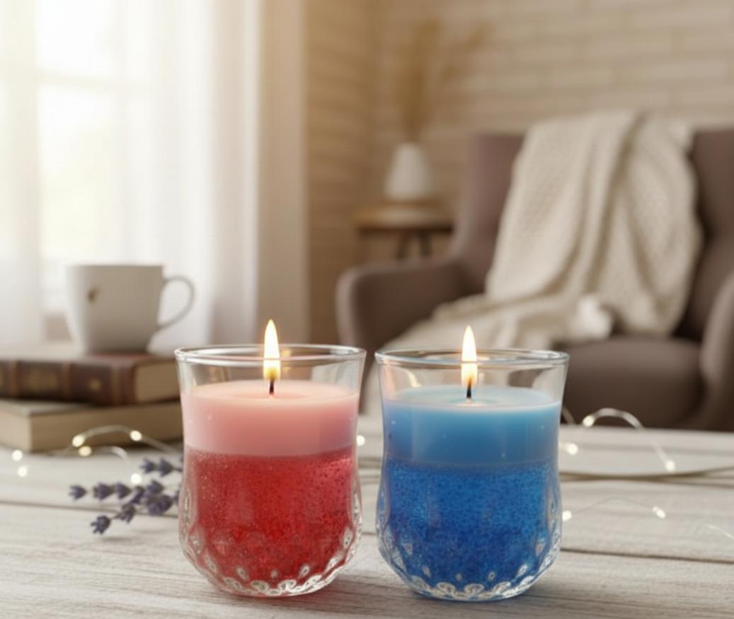 Ocean Blush Candle Pair