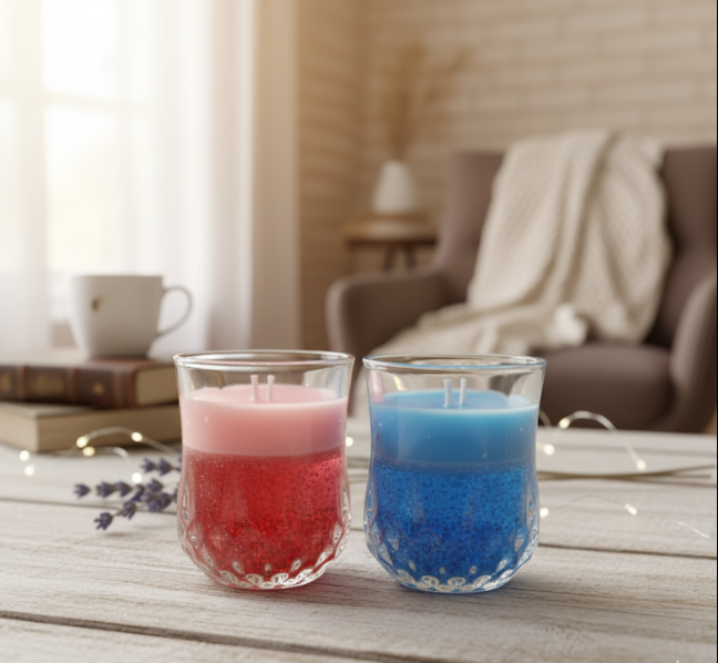 Ocean Blush Candle Pair
